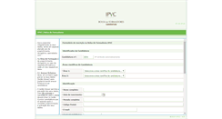 Desktop Screenshot of bolsaformadores.ipvc.pt