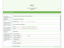 Tablet Screenshot of bolsaformadores.ipvc.pt
