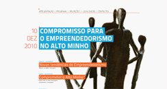 Desktop Screenshot of empreendedorismoaltominho.ipvc.pt